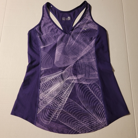 Mizuno Womens Purple Moisture Management Running‎ Tank Size M - Picture 1 of 9